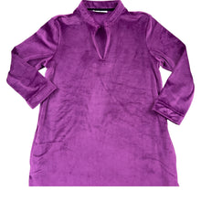 Load image into Gallery viewer, Natori Purple Velour Lounger Night Gown Size Small
