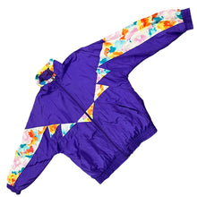 Load image into Gallery viewer, Womens Vintage 80s Purple Windbreaker Track Suit Size
