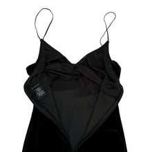 Load image into Gallery viewer, Slinky Velvet Little Black Dress Size Small 
