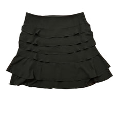 Load image into Gallery viewer, Black Chiffon Ruffle Skirt Size 10

