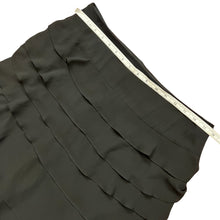 Load image into Gallery viewer, Black Chiffon Ruffle Skirt Size 10
