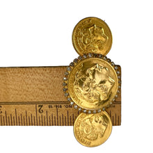 Load image into Gallery viewer, Alexander the Great Gold Coin Brooch 3&quot; 
