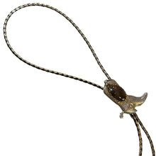 Load image into Gallery viewer, Vintage Cowboy Boot Bolo Tie 21&quot;
