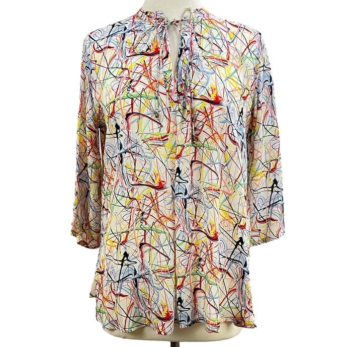 APNY Lightweight Paint Splatter Tunic Top - Medium