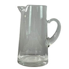 Load image into Gallery viewer, Dimple Beverage Juice Martini Pitcher Clear Glass 9&quot;
