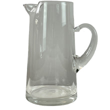 Load image into Gallery viewer, Dimple Beverage Juice Martini Pitcher Clear Glass 9&quot;
