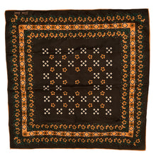 Load image into Gallery viewer, Vintage Dumont 60s Square Brown Scarf 25.5&#39; x 25.5&quot;
