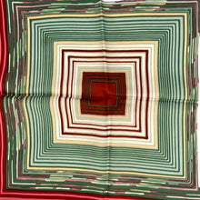 Load image into Gallery viewer, Vintage 60s Square Multicolor Scarf 25&quot; x 25&quot;
