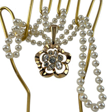 Load image into Gallery viewer, Vintage SAL Pearl with Pendant Floral Necklace High Quality Faux Costume Jewelry
