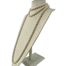 Load image into Gallery viewer, Vintage Pearl Necklace High Quality Faux Costume Jewelry 35.5&quot;
