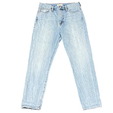 Load image into Gallery viewer, Madewell Light Wash Straight Leg 100% Cotton Denim Jeans Size 29
