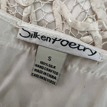 Load image into Gallery viewer, Silken Poetry 100% Silk High Waist Slim Hip Long Skirt Size Small 
