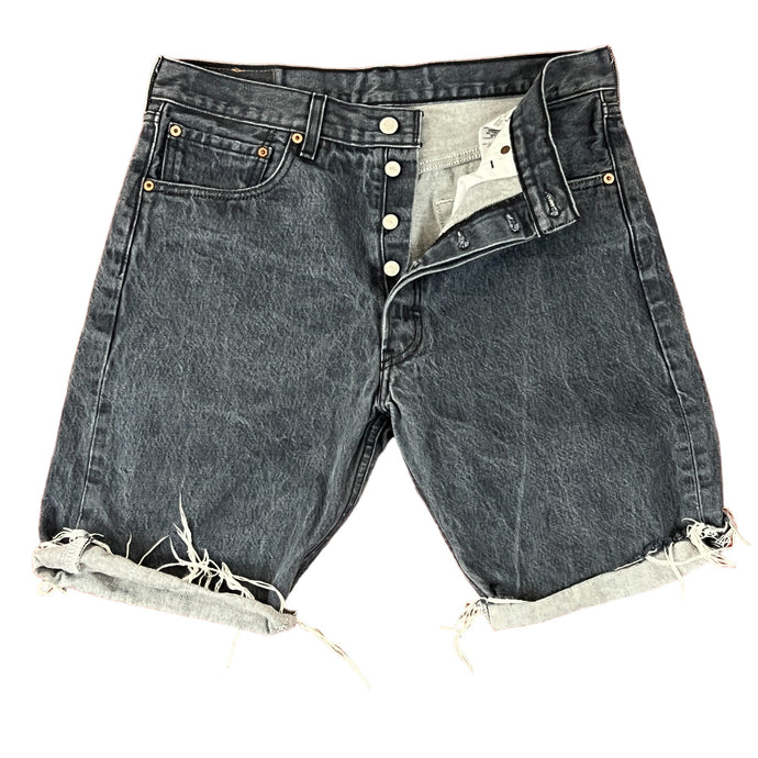 Levi's 501 Cut-Off Shorts Distressed Button Fly Size 32