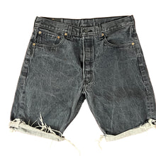 Load image into Gallery viewer, Levi&#39;s 501 Cut-Off Shorts Distressed Button Fly Size 32
