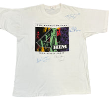 Load image into Gallery viewer, Vintage 90s 4 HIM The Basics of Life tour 1993 T-Shirt With Autograph Size XL 
