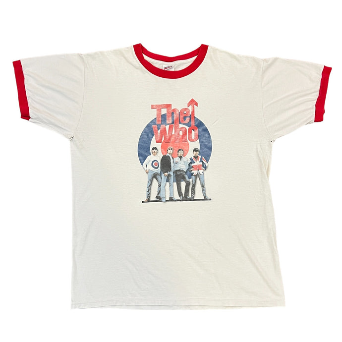 The Who Band Y2K Vintage Ringer T-Shirt Size Large