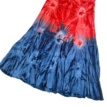 Load image into Gallery viewer, Just Cruising Tie Dye Colorful 100% Cotton Boho Maxi Skirt One Size
