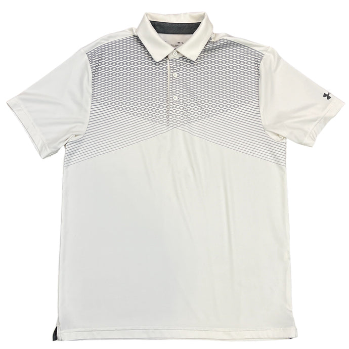 Under Armour Heat Gear Loose Playoff Golf Polo Shirt Size Medium