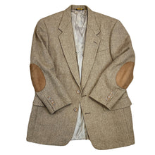 Load image into Gallery viewer, Vintage Pure Virgin Wool Herringbone Tweed Sport Coat Size XL
