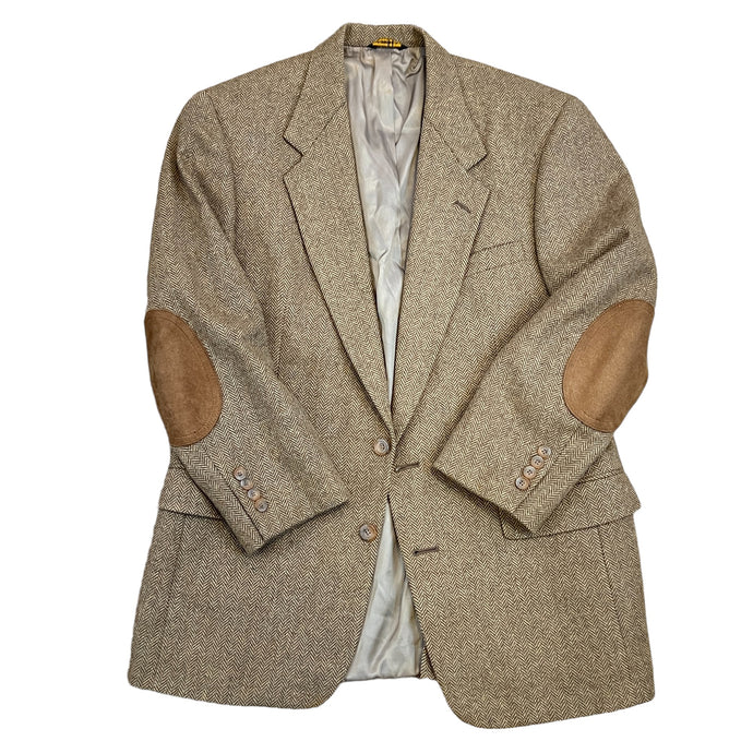 Vintage Tweed Sport Coat Suede Elbow Patches