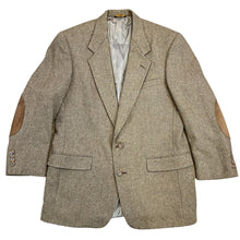 Load image into Gallery viewer, Vintage Pure Virgin Wool Herringbone Tweed Sport Coat Size XL
