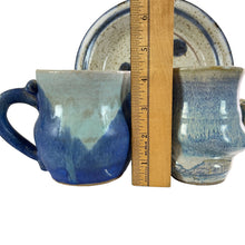 Load image into Gallery viewer, 1970s Signed Studio Art Pottery Mug Picher and Bowl 3 Pcs Set 
