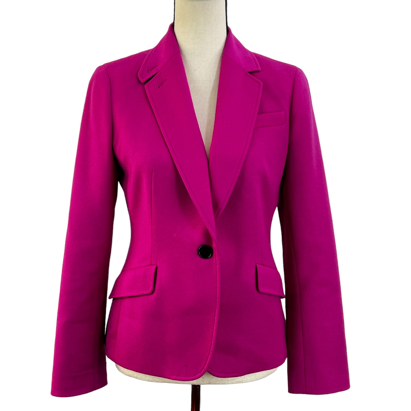 Pink Wool Women's Blazer Size 8P 