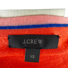 Load image into Gallery viewer, J.Crew Orange Merino Wool Cardigan Size XS
