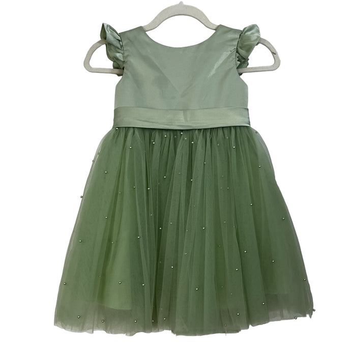 Sage Green Flower Girl Dress Size 6