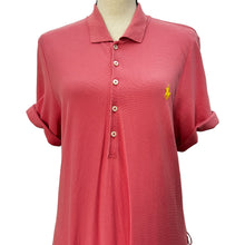 Load image into Gallery viewer, Ralph Lauren Pink 100% Cotton Polo Logo Dress XL
