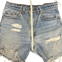 Load image into Gallery viewer, Vintage Levis Cutoffs 100% Cotton Size 30
