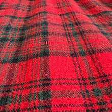 Load image into Gallery viewer, ILGWU Red Plaid Wool Midi Skirt Size XS
