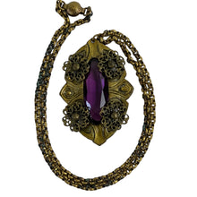 Load image into Gallery viewer, 18&quot; Victorian Pendant Necklace
