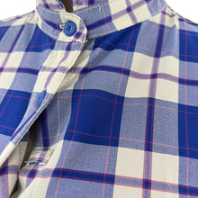 Load image into Gallery viewer, Duluth Sidewinder Blue Plaid Long Sleeve Shirt Size Medium
