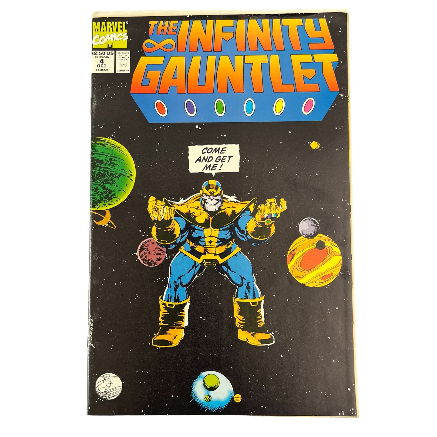 Marvel Comics The infinity Gauntlet October 4 1991