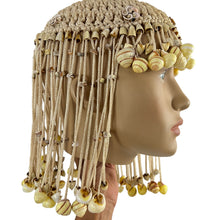 Load image into Gallery viewer, Vintage Mermaid Shell Bead Headdress
