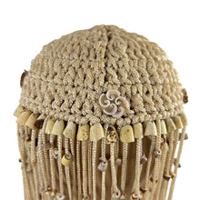 Load image into Gallery viewer, Vintage Mermaid Shell Bead Headdress
