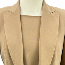 Load image into Gallery viewer, Albert Nipon Camel Jacket and Belted Sweath Dress Size 6
