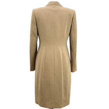 Load image into Gallery viewer, Albert Nipon Camel Jacket and Belted Sweath Dress Size 6
