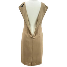 Load image into Gallery viewer, Albert Nipon Camel Jacket and Belted Sweath Dress Size 6
