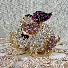 Load image into Gallery viewer, Betsey Johnson Rhinestone Cute Pig Pendant 2.5&quot;
