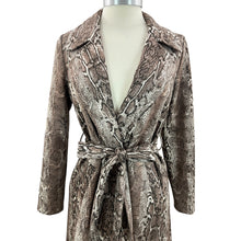 Load image into Gallery viewer, Leopard Print Trench Coat Size Small
