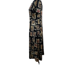 Load image into Gallery viewer, Vintage Safari Animals Maxi Dress Size Petite Medium
