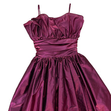 Load image into Gallery viewer, 80s Formal Dress with Bow on Back Size XS/Small
