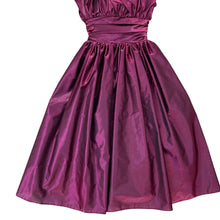 Load image into Gallery viewer, 80s Formal Dress with Bow on Back Size XS/Small
