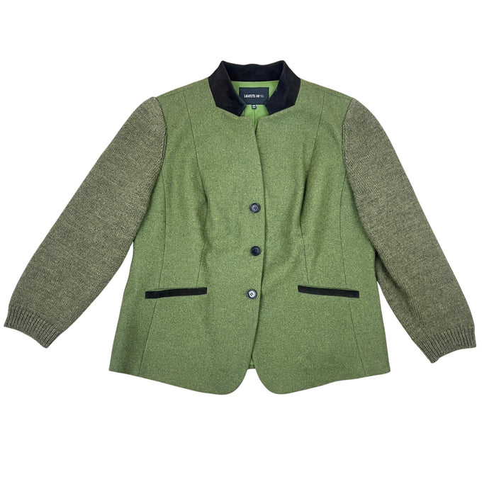 Lafayette 148 Green Wool Jacket Size 18W