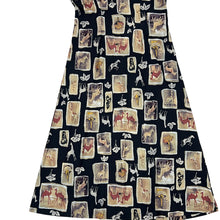 Load image into Gallery viewer, Vintage Safari Animals Maxi Dress Size Petite Medium
