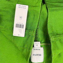 Load image into Gallery viewer, Maeve Colette Green Cropped Pant Size 26 NWT
