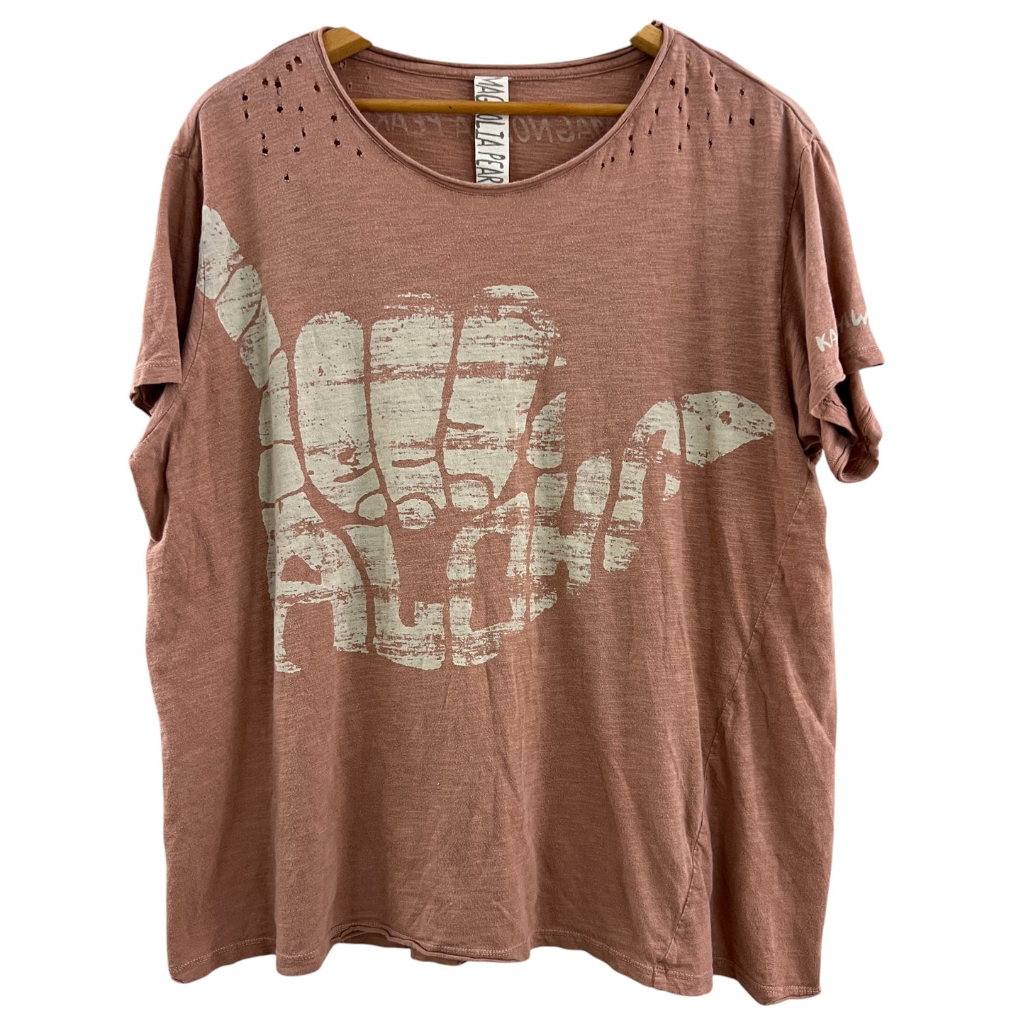 Magnolia Pearl Distressed Shaka T Shirt