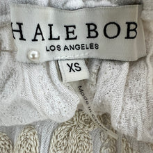 Load image into Gallery viewer, Hale Bob Los Angeles Embroidered Cotton Linen Peasant Top Size XS

